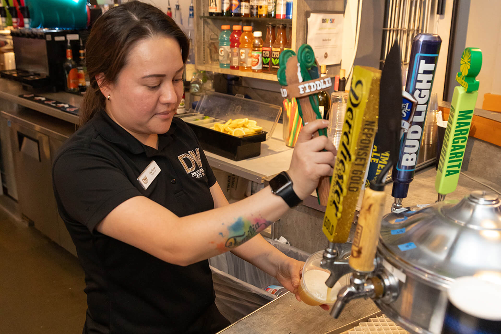 Pub food served at Boston Bowl in Dorchester